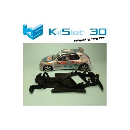 KILSLOT KS-AP18 CHASIS 3D ANGULAR RACE 2018 PEUGEOT 306 KITCAR NINCO
