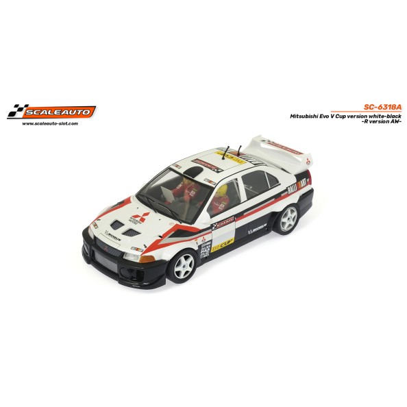 Scaleauto SC-6318A Mitsubishi Evo V Cup blanco...