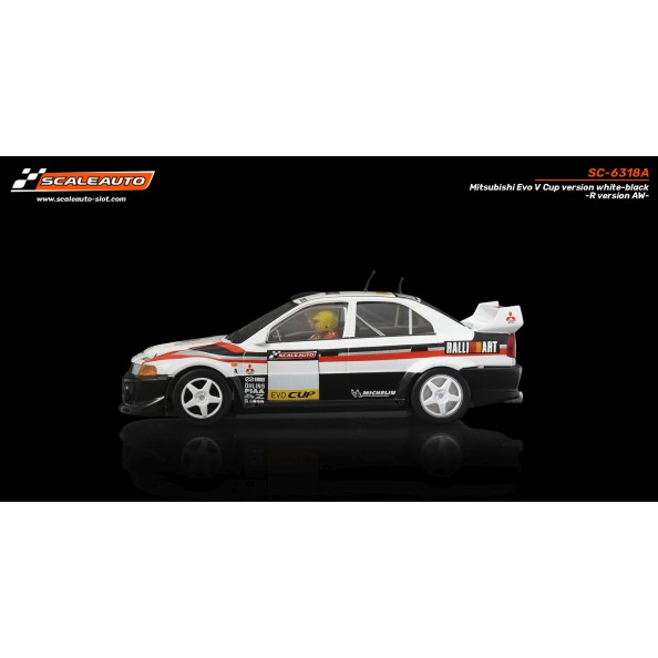 Scaleauto SC-6318A Mitsubishi Evo V Cup blanco...