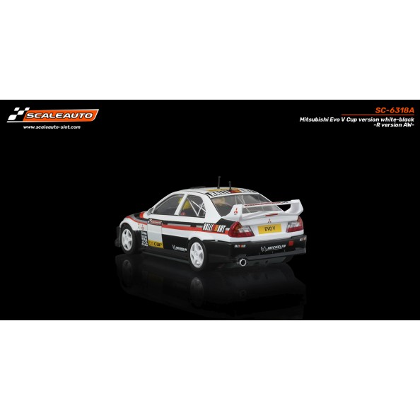 Scaleauto SC-6318A Mitsubishi Evo V Cup blanco...