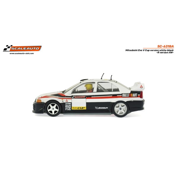 Scaleauto SC-6318A Mitsubishi Evo V Cup blanco...