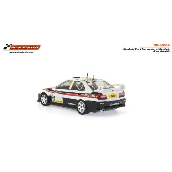 Scaleauto SC-6318A Mitsubishi Evo V Cup blanco...