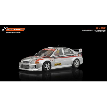 Scaleauto SC-6318B Mitsubishi Evo V Cup Gris R-Version