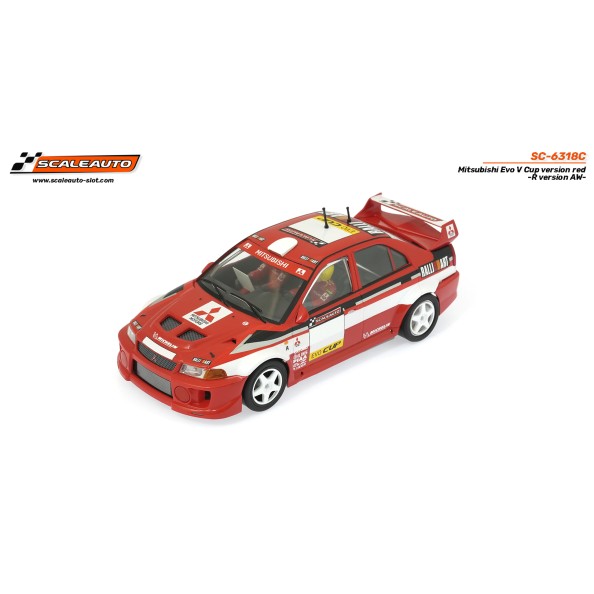 Scaleauto SC-6318C Mitsubishi Evo V Cup rojo...