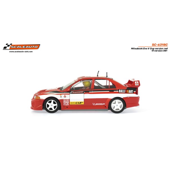 Scaleauto SC-6318C Mitsubishi Evo V Cup rojo...