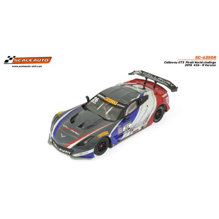 Scaleauto SC-6350R Callaway GT3 Pirelli World challnge 2018 n26 -R Version