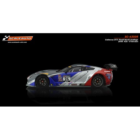 Scaleauto SC-6350R Callaway GT3 Pirelli World challnge 2018 n26 -R Version