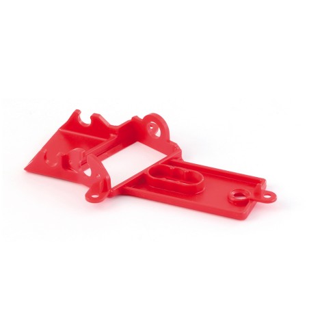 NSR 1227 Soporte motor ángulo evo extra duro rojo