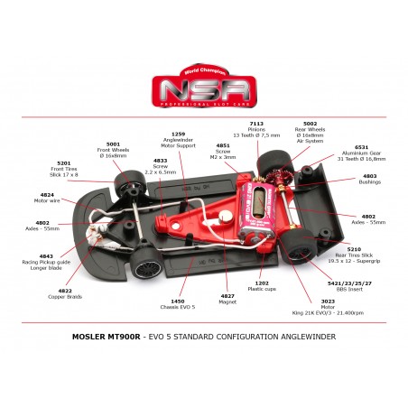 NSR 0244AWDEF Mosler EVO5 9th Anniversary n64