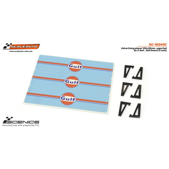 Scaleauto SC-10240C Paneles publicitarios Gulf...