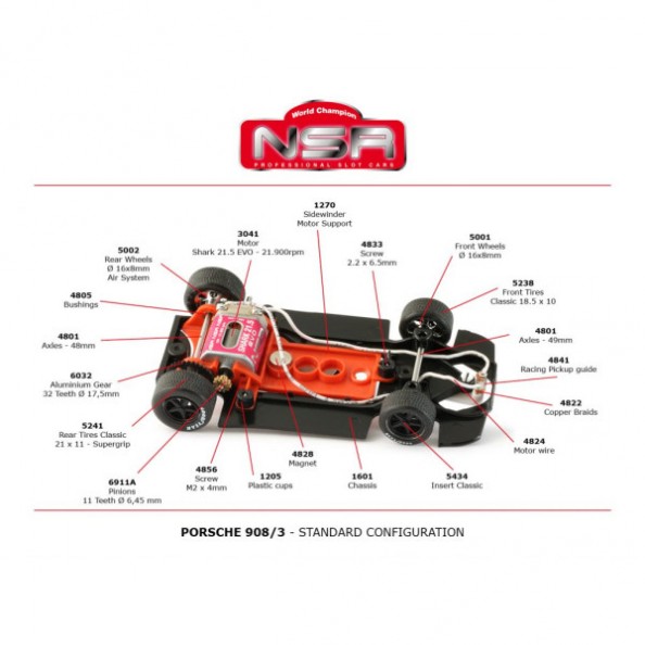 NSR HL03DEF Porsche 917K Martini Hippy n2 -...