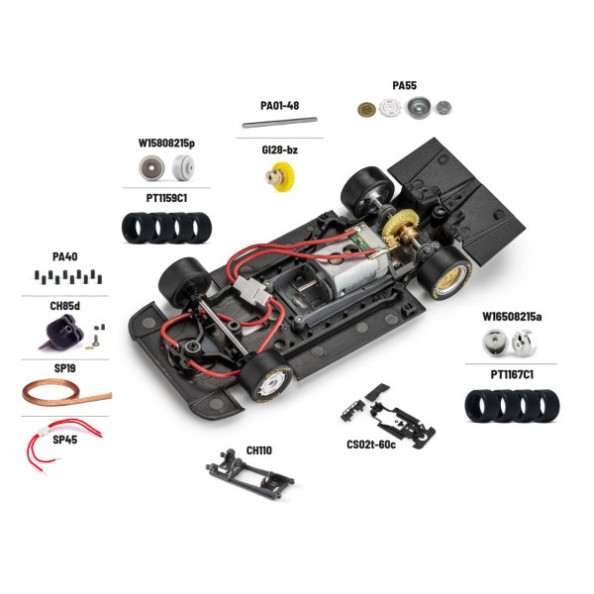 Slot.it SI-CA02Z1 Porsche 956LH kit para pintar