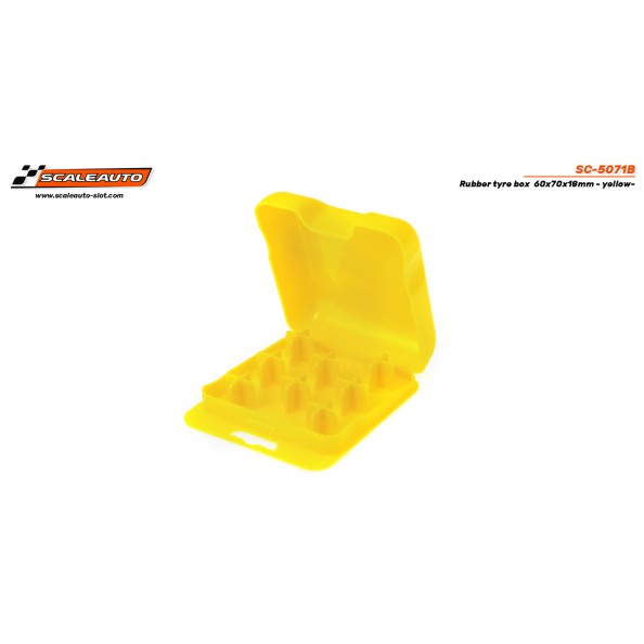 Scaleauto SC-5071B Caja porta neumaticos goma...