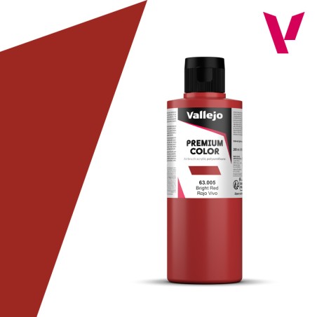 Vallejo VA-63005 Premium Rojo vivo 200 ml