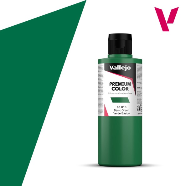 Vallejo VA-63013 Premium Verde básico 200 ml