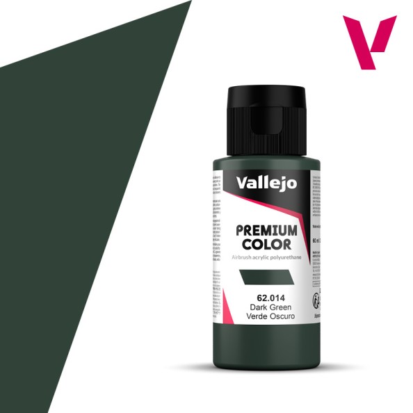 Vallejo VA-62014 Premium Verde oscuro 60 ml
