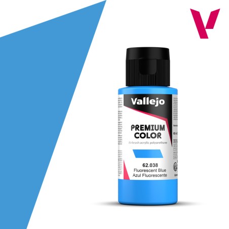Vallejo VA-62038 Premium Azul Fluorescente 60 ml