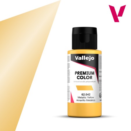 Vallejo VA-62042 Premium Amarillo Metálico 60 ml