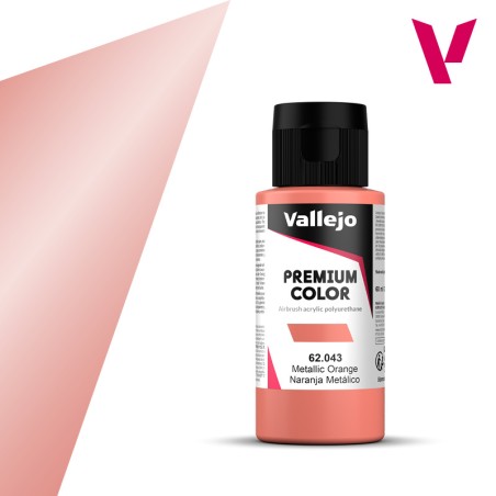 Vallejo VA-62043 Premium Naranja Metálico 60 ml