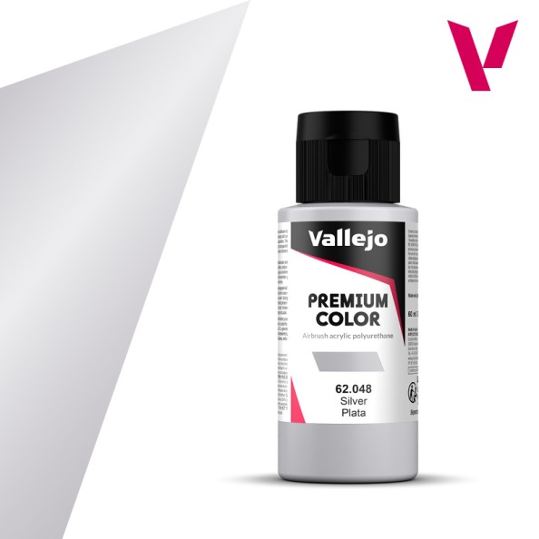Vallejo VA-62048 Premium Plata Metálico 60 ml