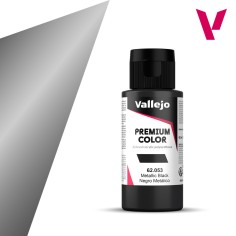 Vallejo VA-62053 Premium Negro Metálico 60 ml