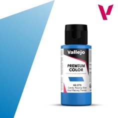 Vallejo VA-62076 Premium Azul Racing Transparente 60 ml