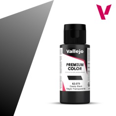 Vallejo VA-62079 Premium Negro Transparente 60 ml