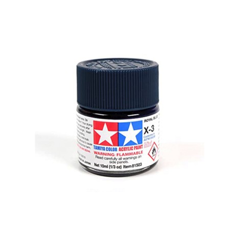 Tamiya TAM-81503 Pintura Acrílica 10 ml Azul Royal X-3