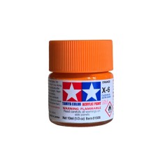 Tamiya TAM-81506 Pintura Acrílica 10 ml Naranja X-6