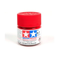 Tamiya TAM-81507 Pintura Acrílica 10 ml Rojo X-7