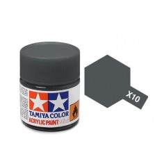 Tamiya TAM-81510 Pintura Acrílica 10 ml Gris Acero X-10