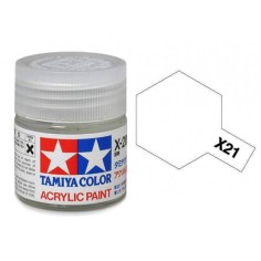 Tamiya TAM-81521 Pintura Acrílica 10 ml Base Mate X-21