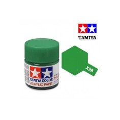 Tamiya TAM-81528 Pintura Acrílica 10 ml Verde hierba X-28
