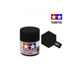 Tamiya TAM-81701 Pintura Acrílica 10 ml Negro Mate XF-1