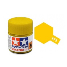 Tamiya TAM-81703 Pintura Acrílica 10 ml Amarillo Mate XF-3