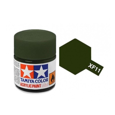 Tamiya TAM-81711 Pintura Acrílica 10 ml Verde JN Mate XF-11