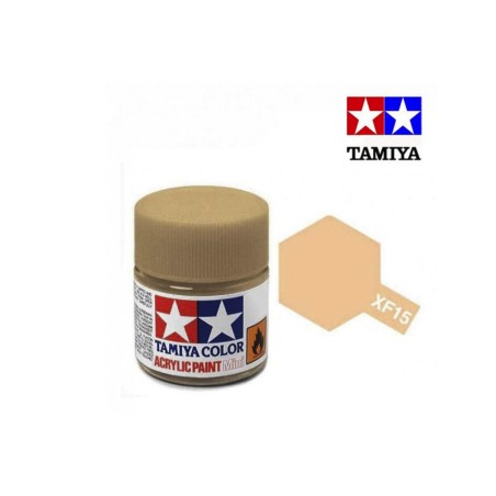 Tamiya TAM-81715 Pintura Acrílica 10 ml Carne Mate XF-15