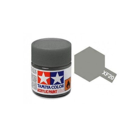 Tamiya TAM-81720 Pintura Acrílica 10 ml Gris Medio XF-20
