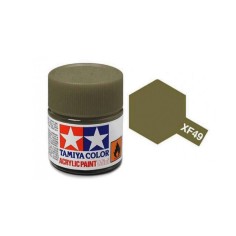 Tamiya TAM-81749 Pintura Acrílica 10 ml Khaki XF-49