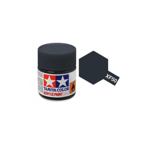 Tamiya TAM-81750 Pintura Acrílica 10 ml Azul Campo XF-50