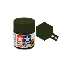 Tamiya TAM-81751 Pintura Acrílica 10 ml Khaki Drab XF-51