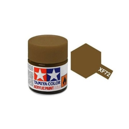 Tamiya TAM-81772 Pintura Acrílica 10 ml Marron JGSDF XF-72