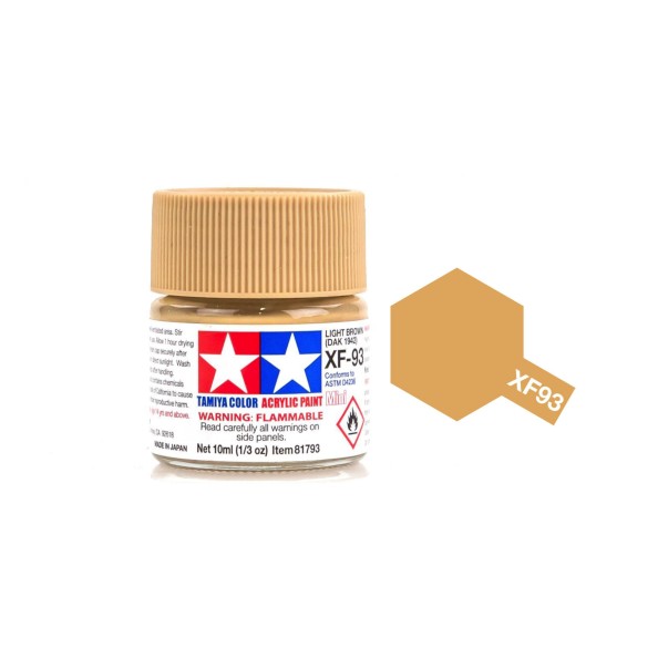 Tamiya TAM-81793 Pintura Acrílica 10 ml Marrón...