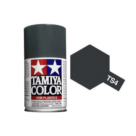 Tamiya TAM-85004 Pintura spray 100 ml Gris Aleman TS-4
