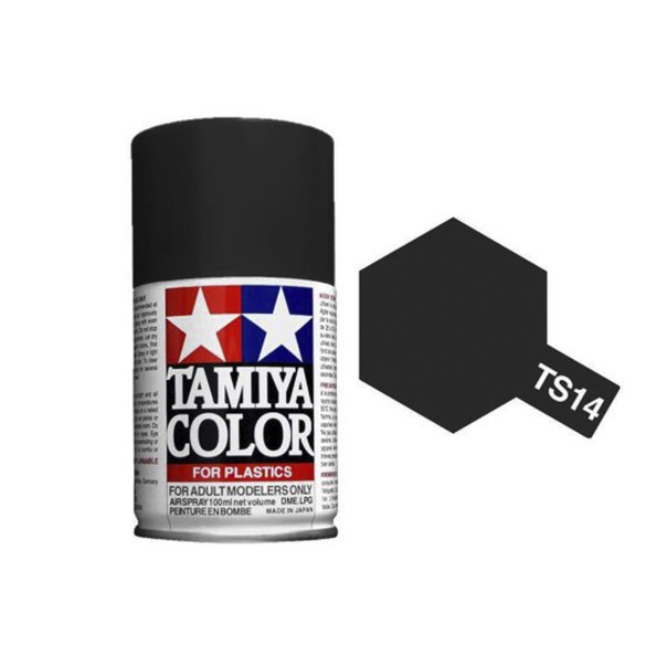 Tamiya TAM-85014 Pintura spray 100 ml Negro TS-14