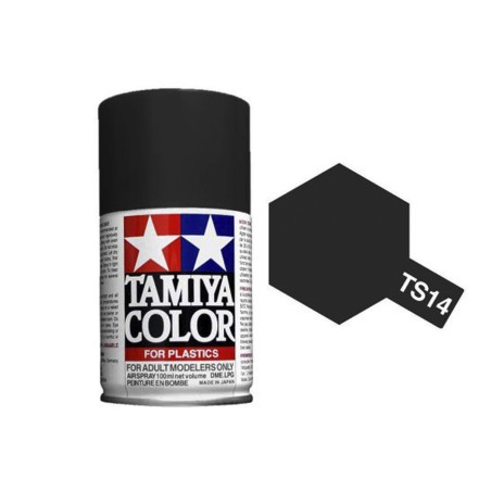 Tamiya TAM-85014 Pintura spray 100 ml Negro TS-14