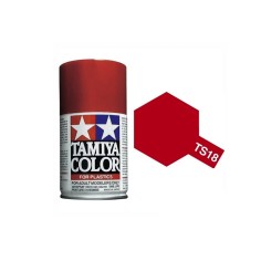 Tamiya TAM-85018 Pintura spray 100 ml Rojo Metalico TS-18