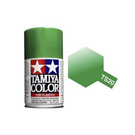 Tamiya TAM-85020 Pintura spray 100 ml Verde Metalico TS-20