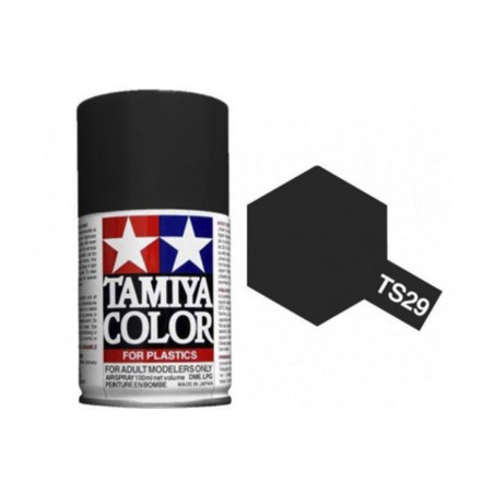 Tamiya TAM-85029 Pintura spray 100 ml Negro Semi Mate TS-29