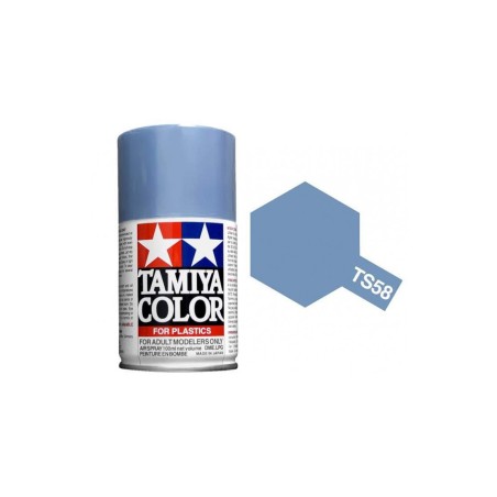 Tamiya TAM-85058 Pintura spray 100 ml Azul Perlado Claro TS-58